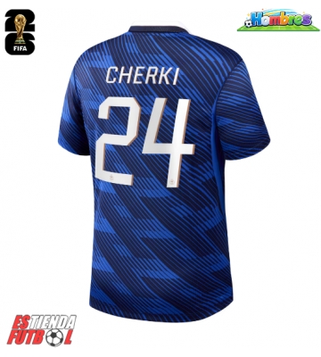 Francia Rayan Cherki #24 Primera Equipación Mundial 2026 Manga Corta